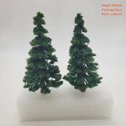 1:87 Scale Model Pine Trees Cedar Landscape Miniature Train Railway Layout Scenery Dioramas Diy Window Christmas Day Decoration