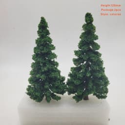 1:87 Scale Model Pine Trees Cedar Landscape Miniature Train Railway Layout Scenery Dioramas Diy Window Christmas Day Decoration