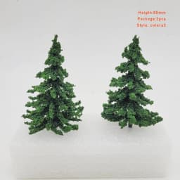 1:87 Scale Model Pine Trees Cedar Landscape Miniature Train Railway Layout Scenery Dioramas Diy Window Christmas Day Decoration