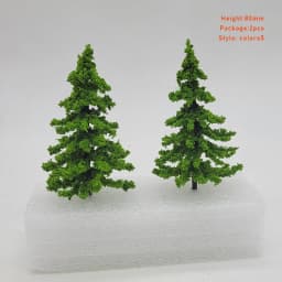 1:87 Scale Model Pine Trees Cedar Landscape Miniature Train Railway Layout Scenery Dioramas Diy Window Christmas Day Decoration