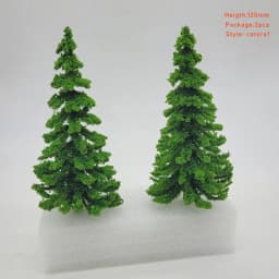 1:87 Scale Model Pine Trees Cedar Landscape Miniature Train Railway Layout Scenery Dioramas Diy Window Christmas Day Decoration