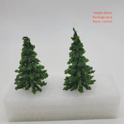 1:87 Scale Model Pine Trees Cedar Landscape Miniature Train Railway Layout Scenery Dioramas Diy Window Christmas Day Decoration