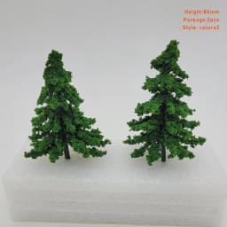 1:87 Scale Model Pine Trees Cedar Landscape Miniature Train Railway Layout Scenery Dioramas Diy Window Christmas Day Decoration