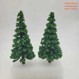 1:87 Scale Model Pine Trees Cedar Landscape Miniature Train Railway Layout Scenery Dioramas Diy Window Christmas Day Decoration