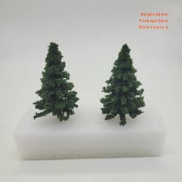 1:87 Scale Model Pine Trees Cedar Landscape Miniature Train Railway Layout Scenery Dioramas Diy Window Christmas Day Decoration