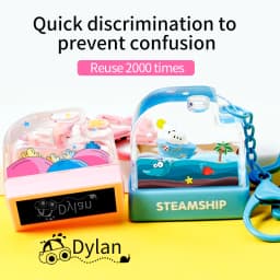 Children's Hang buckle Seal Stamp Toy Baby Student Clothes Chapter Custom Name Word Waterproof Wash Not Faded Customized