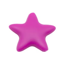 Cute-idea 10 pcs Star Silicone Beads Baby Food Grade Teethers DIY Baby Teething Toys For Pacifier Chain Necklace Accessories