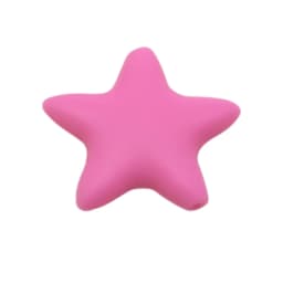 Cute-idea 10 pcs Star Silicone Beads Baby Food Grade Teethers DIY Baby Teething Toys For Pacifier Chain Necklace Accessories