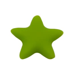 Cute-idea 10 pcs Star Silicone Beads Baby Food Grade Teethers DIY Baby Teething Toys For Pacifier Chain Necklace Accessories