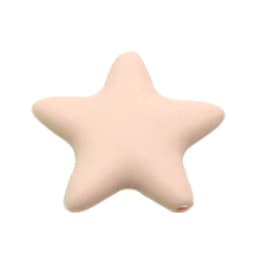Cute-idea 10 pcs Star Silicone Beads Baby Food Grade Teethers DIY Baby Teething Toys For Pacifier Chain Necklace Accessories