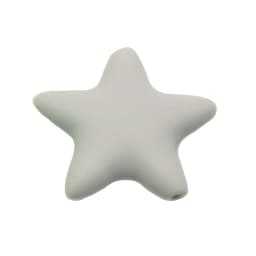 Cute-idea 10 pcs Star Silicone Beads Baby Food Grade Teethers DIY Baby Teething Toys For Pacifier Chain Necklace Accessories