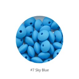 Cute-idea Baby Silicone Lentils Beads 100Pcs Baby Abacus Lentils teething beads infant Pacifier Chain Care toys Accessories gift