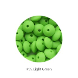 Cute-idea Baby Silicone Lentils Beads 100Pcs Baby Abacus Lentils teething beads infant Pacifier Chain Care toys Accessories gift