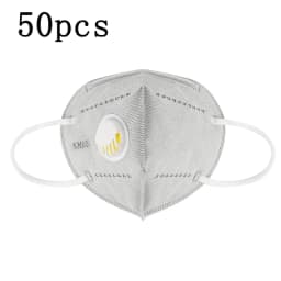 Reusable KN95 Face Mask Respirator 5 Layer Protection Anti-dust FFP2 Mask Face Protective With Breathing Valve PM044
