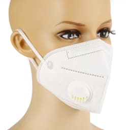 Reusable KN95 Face Mask Respirator 5 Layer Protection Anti-dust FFP2 Mask Face Protective With Breathing Valve PM044