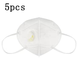 Reusable KN95 Face Mask Respirator 5 Layer Protection Anti-dust FFP2 Mask Face Protective With Breathing Valve PM044