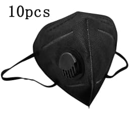 Reusable KN95 Face Mask Respirator 5 Layer Protection Anti-dust FFP2 Mask Face Protective With Breathing Valve PM044