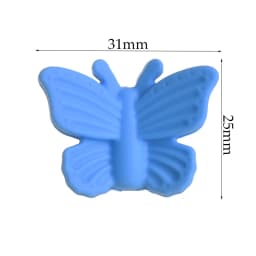 10Pcs 25x31mm Silicone Animals Beads BPA Free Cartoon Teething Beads DIY Baby Pacifier Chain Pendant Necklace Gift Accessories