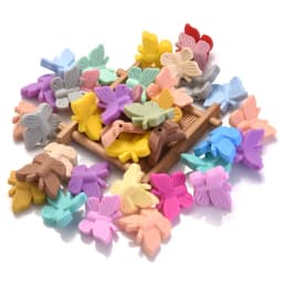 10Pcs 25x31mm Silicone Animals Beads BPA Free Cartoon Teething Beads DIY Baby Pacifier Chain Pendant Necklace Gift Accessories