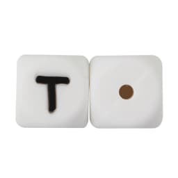 Cute-Idea 10pcs 12MM Silicone Letters Beads Baby Teething DIY English Alphabet Letter pearl teether BPA Free Baby Shower Gifts