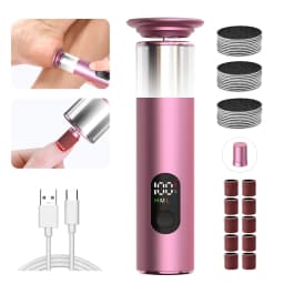 Electric Callus Remover Foot File 2-in-1 Adjustable Speed with 60pcs Sandpaper Discs for Pedicure And Callus Removal High Qualit