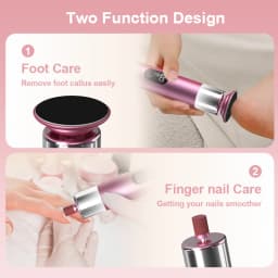 Electric Callus Remover Foot File 2-in-1 Adjustable Speed with 60pcs Sandpaper Discs for Pedicure And Callus Removal High Qualit
