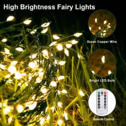 Led String Lights Outdoor Firecracker Fairy Light String EU/US DC Power Copper Wire Lights for Wedding Christmas Tree Decor Lamp