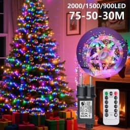 Led String Lights Outdoor Firecracker Fairy Light String EU/US DC Power Copper Wire Lights for Wedding Christmas Tree Decor Lamp