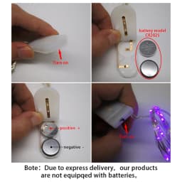 Waterproof Fairy Light CR2032 Battery Powered LED Mini Christmas Light Copper Wire String Light For Wedding Xmas Garland Party