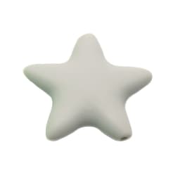 Cute-idea Star Silicone Beads 10pcs Food Grade Baby Teething Teethers DIY infant Nursing Pacifier Chain Necklace toy Accessories