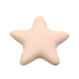 Cute-idea Star Silicone Beads 10pcs Food Grade Baby Teething Teethers DIY infant Nursing Pacifier Chain Necklace toy Accessories
