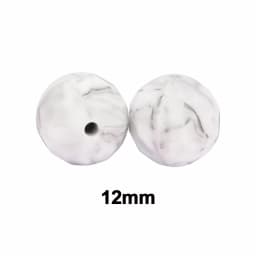 Lofca 12mm 40pcs Polyhedron Silicone Beads 15mm Silicone DIY Food Grade Oral Care Baby Teether Toy Soft Chew