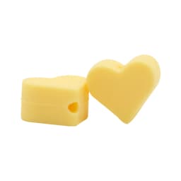 BOBO.BOX 10pc Love Heart Silicone Beads Teething Accessories Food Grade Silicone Teether BPA Free Eco-friendly Baby Teether Toys