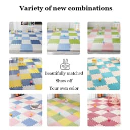 Thickening Mats for Kids Children's Foam Floor Children's Stitching Crawling Climbing Home Bedroom Living Room Tatami Play Mats