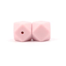BOBO.BOX 10pcs 14mm Hexagon Silicone Beads Baby Teether Eco-friendly BPA Free Baby Teething Pacifier Chain Beads Baby Product