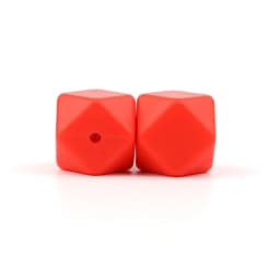 BOBO.BOX 10pcs 14mm Hexagon Silicone Beads Baby Teether Eco-friendly BPA Free Baby Teething Pacifier Chain Beads Baby Product