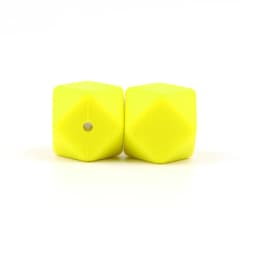 BOBO.BOX 10pcs 14mm Hexagon Silicone Beads Baby Teether Eco-friendly BPA Free Baby Teething Pacifier Chain Beads Baby Product