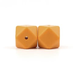 BOBO.BOX 10pcs 14mm Hexagon Silicone Beads Baby Teether Eco-friendly BPA Free Baby Teething Pacifier Chain Beads Baby Product