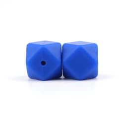 BOBO.BOX 10pcs 14mm Hexagon Silicone Beads Baby Teether Eco-friendly BPA Free Baby Teething Pacifier Chain Beads Baby Product