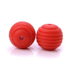 15mm 10Pcs/Lot Silicone Beads Baby Teething Beehive Round Food Grade Beads for DIY Threaded Silicone Beads Baby Teethers