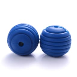 15mm 10Pcs/Lot Silicone Beads Baby Teething Beehive Round Food Grade Beads for DIY Threaded Silicone Beads Baby Teethers