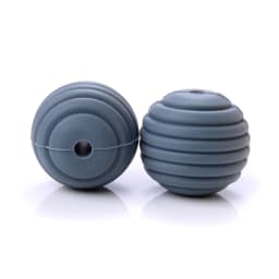 15mm 10Pcs/Lot Silicone Beads Baby Teething Beehive Round Food Grade Beads for DIY Threaded Silicone Beads Baby Teethers