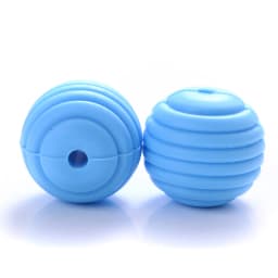 15mm 10Pcs/Lot Silicone Beads Baby Teething Beehive Round Food Grade Beads for DIY Threaded Silicone Beads Baby Teethers