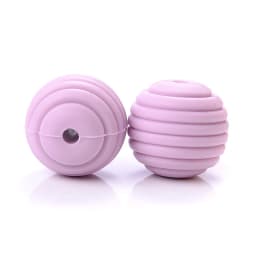 15mm 10Pcs/Lot Silicone Beads Baby Teething Beehive Round Food Grade Beads for DIY Threaded Silicone Beads Baby Teethers