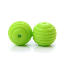 15mm 10Pcs/Lot Silicone Beads Baby Teething Beehive Round Food Grade Beads for DIY Threaded Silicone Beads Baby Teethers