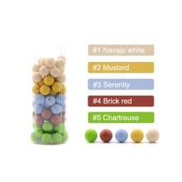 LOFCA 15mm 20pcs/Lot Silicone Beads Loose Baby Fashion Teething Beads Baby Teether Safe Food Grade Nursing Chewing Diy Toy
