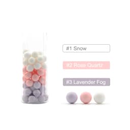 LOFCA 15mm 20pcs/Lot Silicone Beads Loose Baby Fashion Teething Beads Baby Teether Safe Food Grade Nursing Chewing Diy Toy