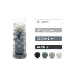 LOFCA 15mm 20pcs/Lot Silicone Beads Loose Baby Fashion Teething Beads Baby Teether Safe Food Grade Nursing Chewing Diy Toy