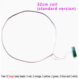 Wireless Power Supply Led Module Induction LED Light Power Supply Battery-free Module Suitable for Gundam Model Plus Light