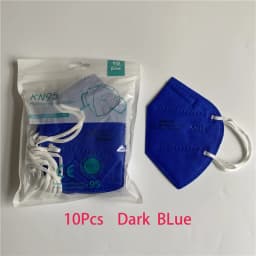 Ataullah ffp2 face mask kn95 Mascarillas 5 Layer filtration disposable breathable mask Protective Dustproof Mouth Mask fpp2 kn95